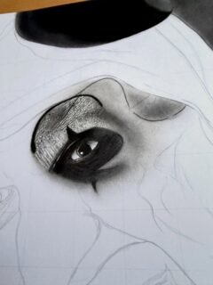 Almost got my set up where I want it👀 trying to push my skills - can you guess who it is? I’m mimicking face paint✏️

I’ll be returning to my lives very soon on TikTok! I have a few ideas ready to draw but comment your suggestions below! 💜🎉

Keep your notifications on for updates! I hope you’ll join me for my lives, my big comeback is almost here!!🥺💕