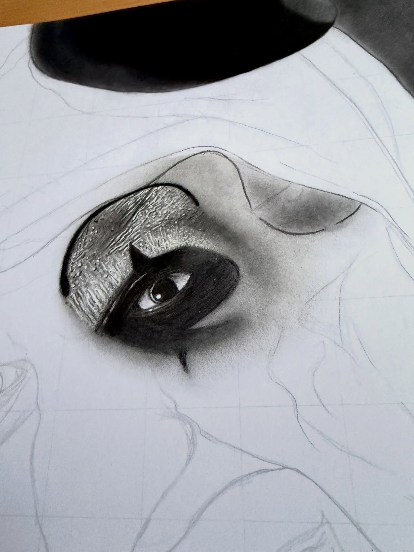 Almost got my set up where I want it👀 trying to push my skills - can you guess who it is? I’m mimicking face paint✏️

I’ll be returning to my lives very soon on TikTok! I have a few ideas ready to draw but comment your suggestions below! 💜🎉

Keep your notifications on for updates! I hope you’ll join me for my lives, my big comeback is almost here!!🥺💕