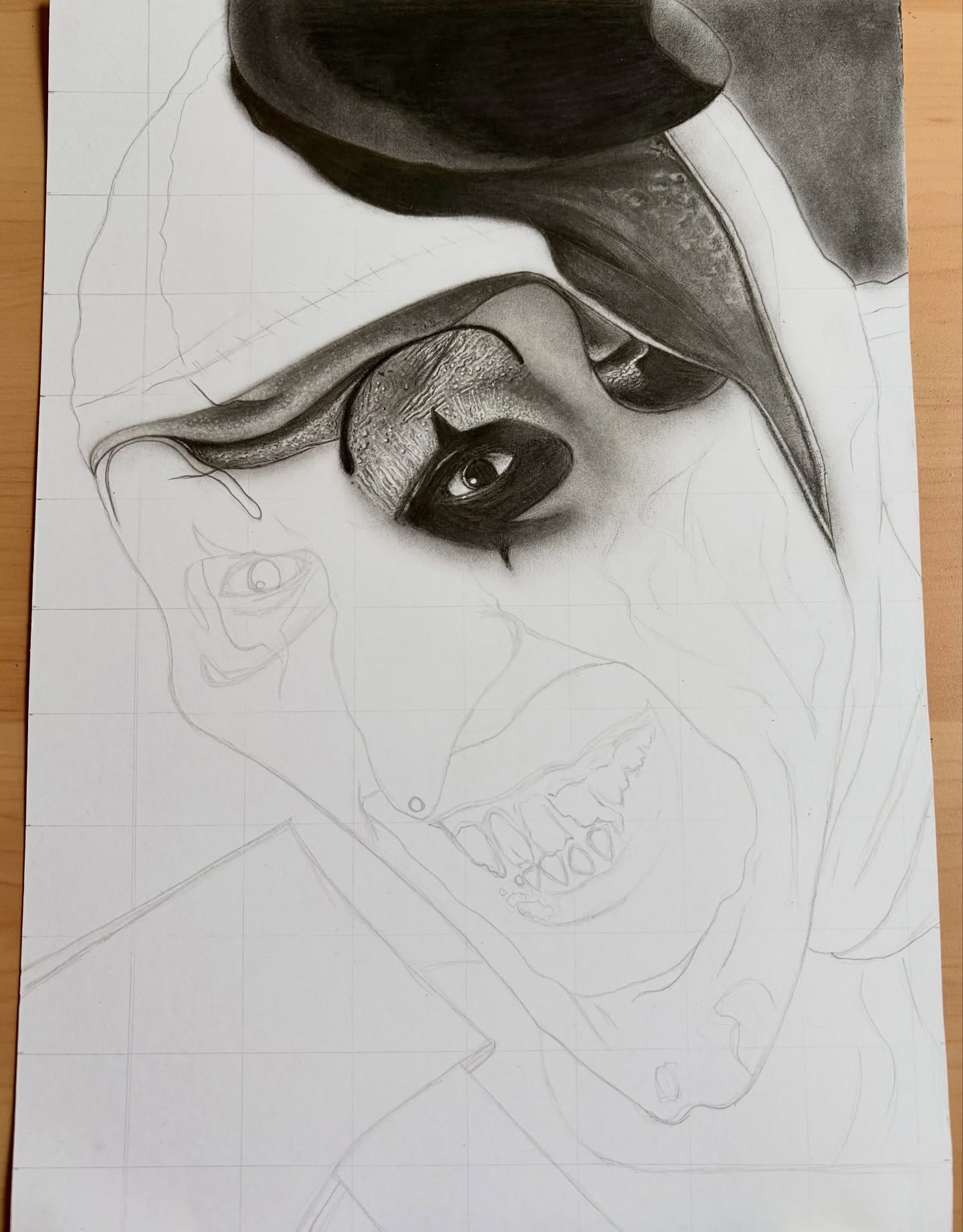 Making progress👀✏️
What do you think so far?💜
#art #pencilartwork #pencildrawings #arttheclown #horrormoviefan